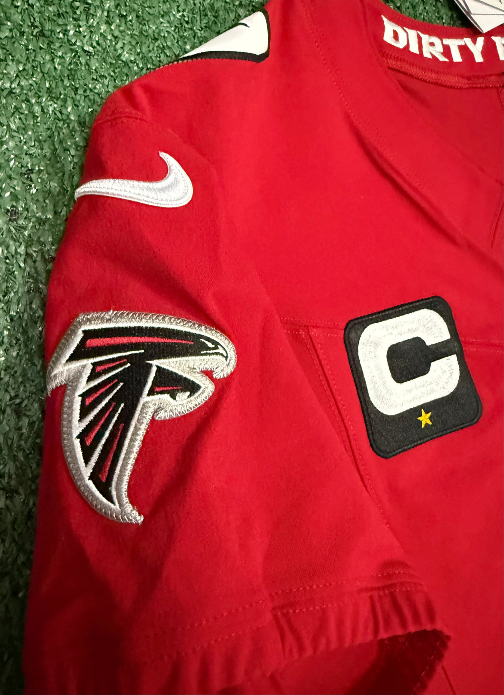 Bijan Robinson Atlanta Falcons Jersey #7 Nike Vapor FUSE Elite Red Size 44 (Large) NFL