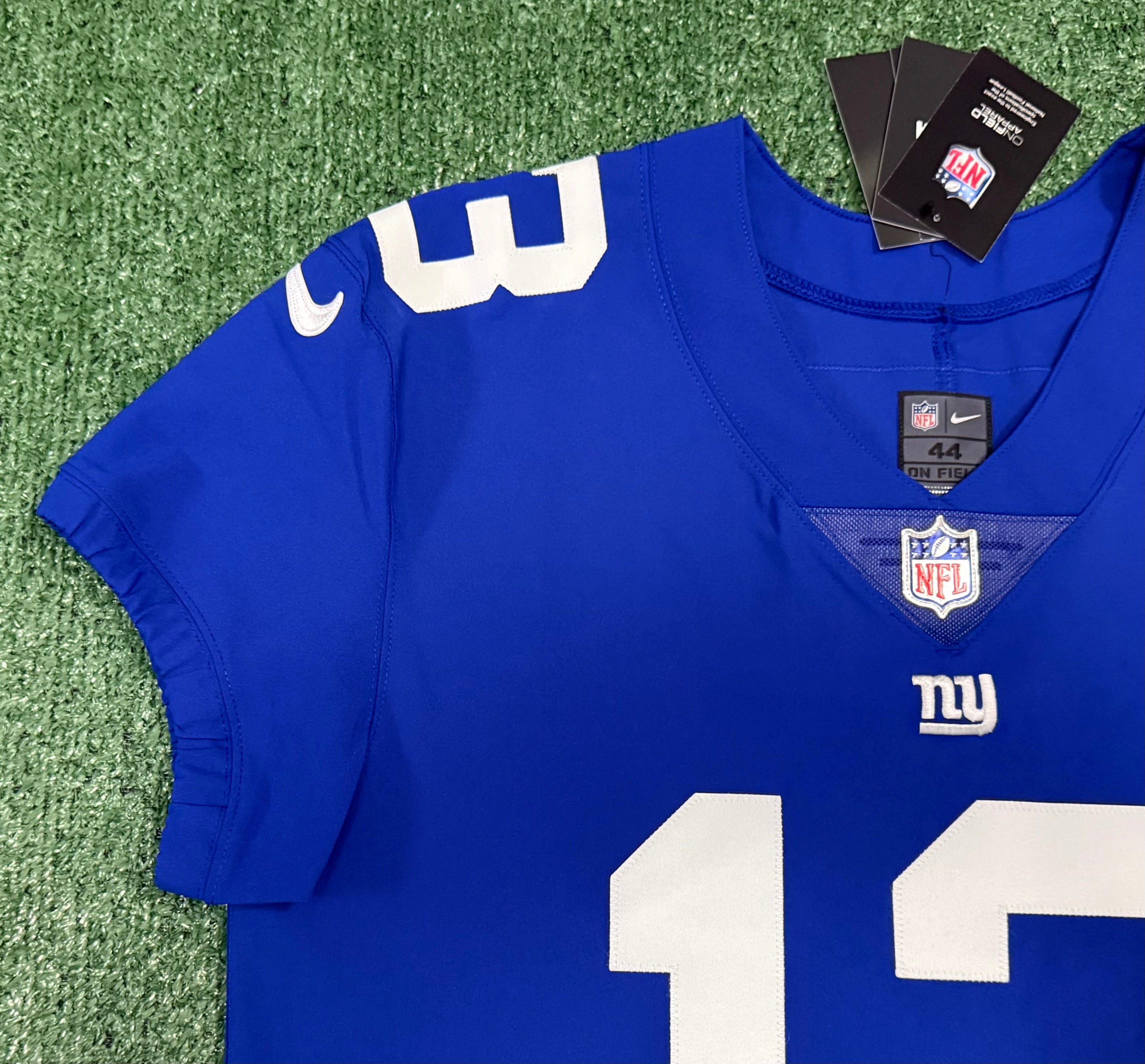 Odell Beckham Jr New York Giants Jersey #13 Nike Vapor Elite Blue Size 44 (Large) NFL