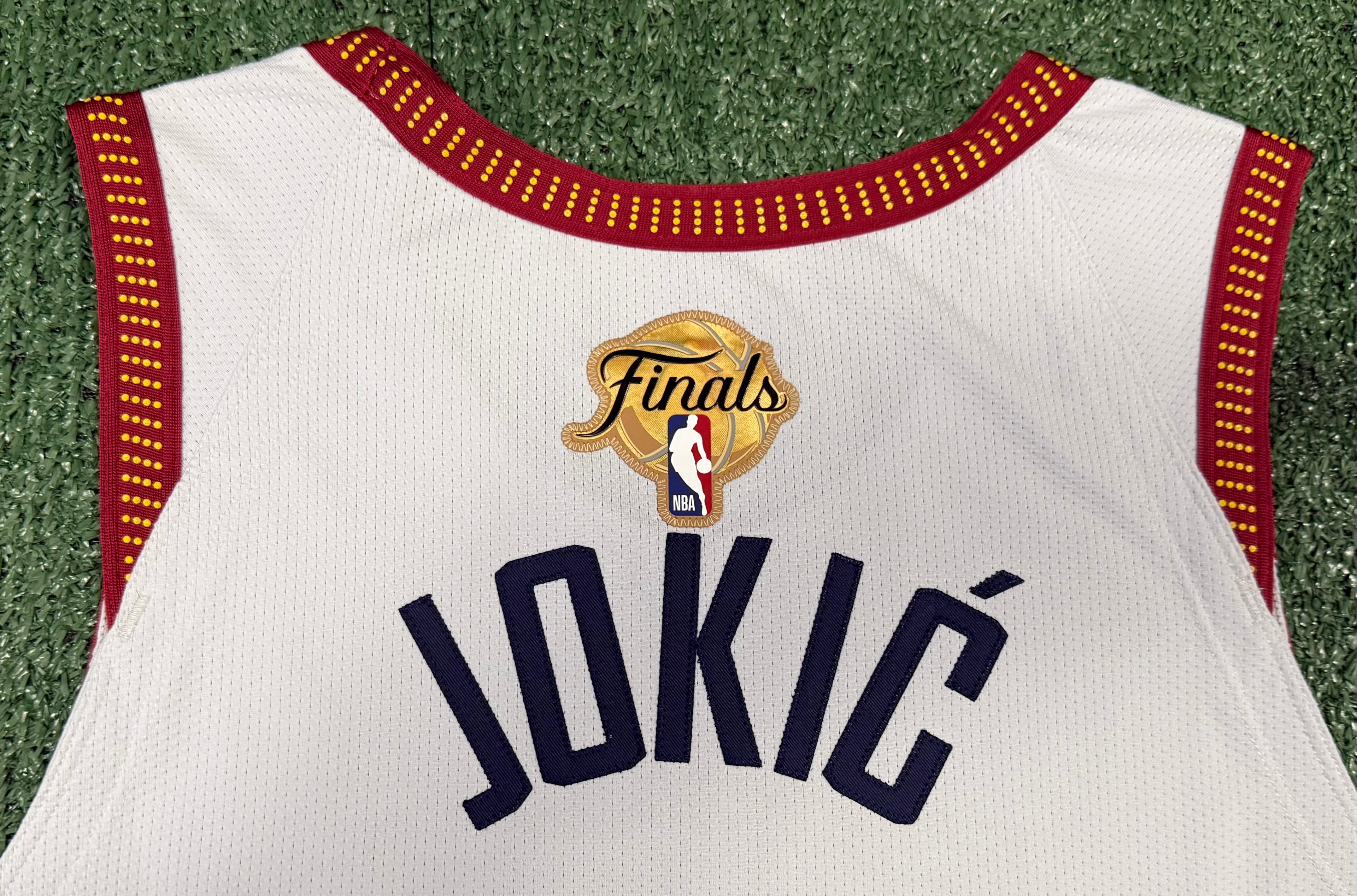 Nikola Jokic Denver Nuggets Jersey #15 Nike ADV Authentic White Size 48 (L) NBA