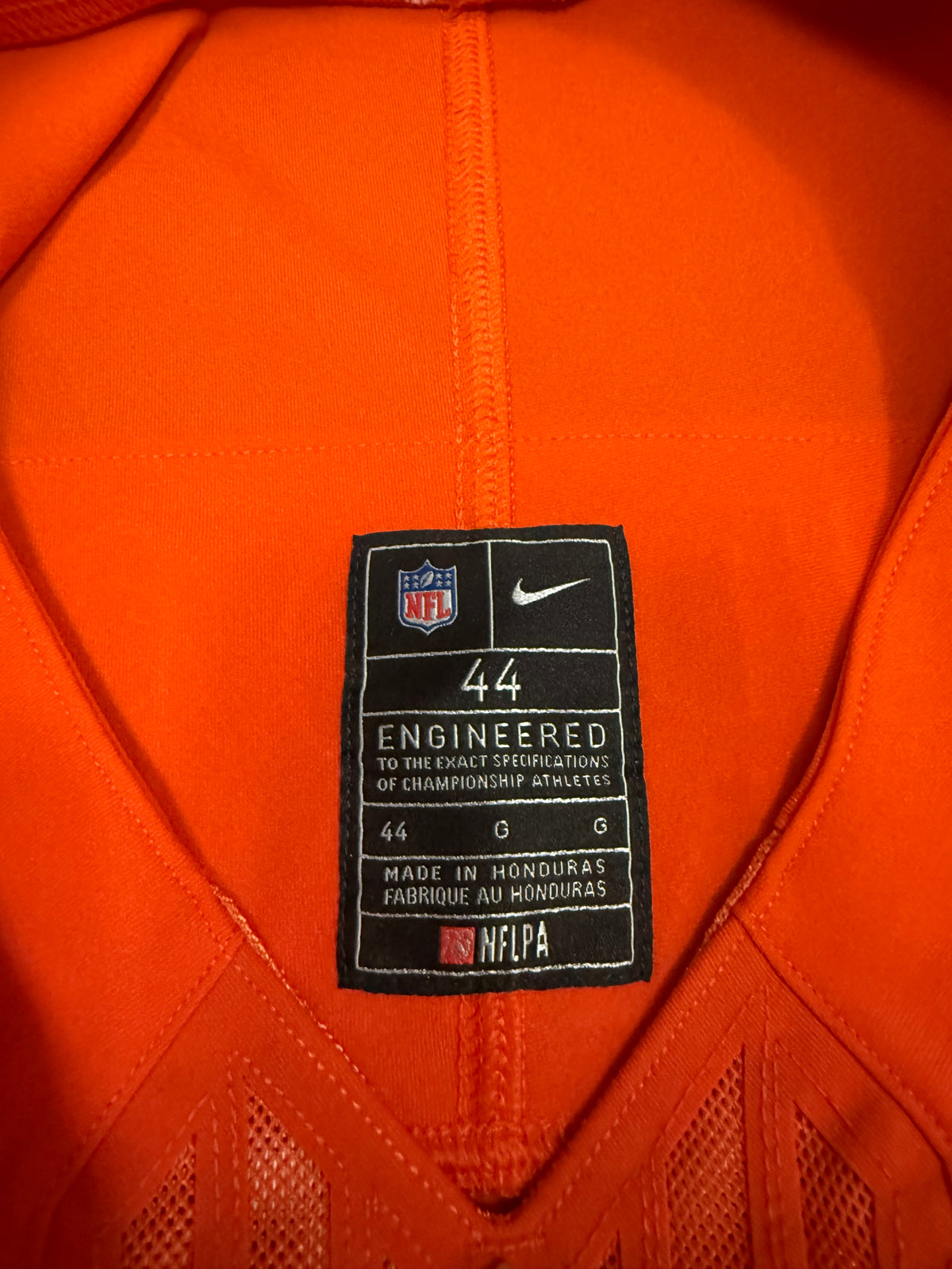 Joe Burrow Cincinnati Bengals Jersey #9 Nike Vapor FUSE Elite Orange Size 44 (L) NFL