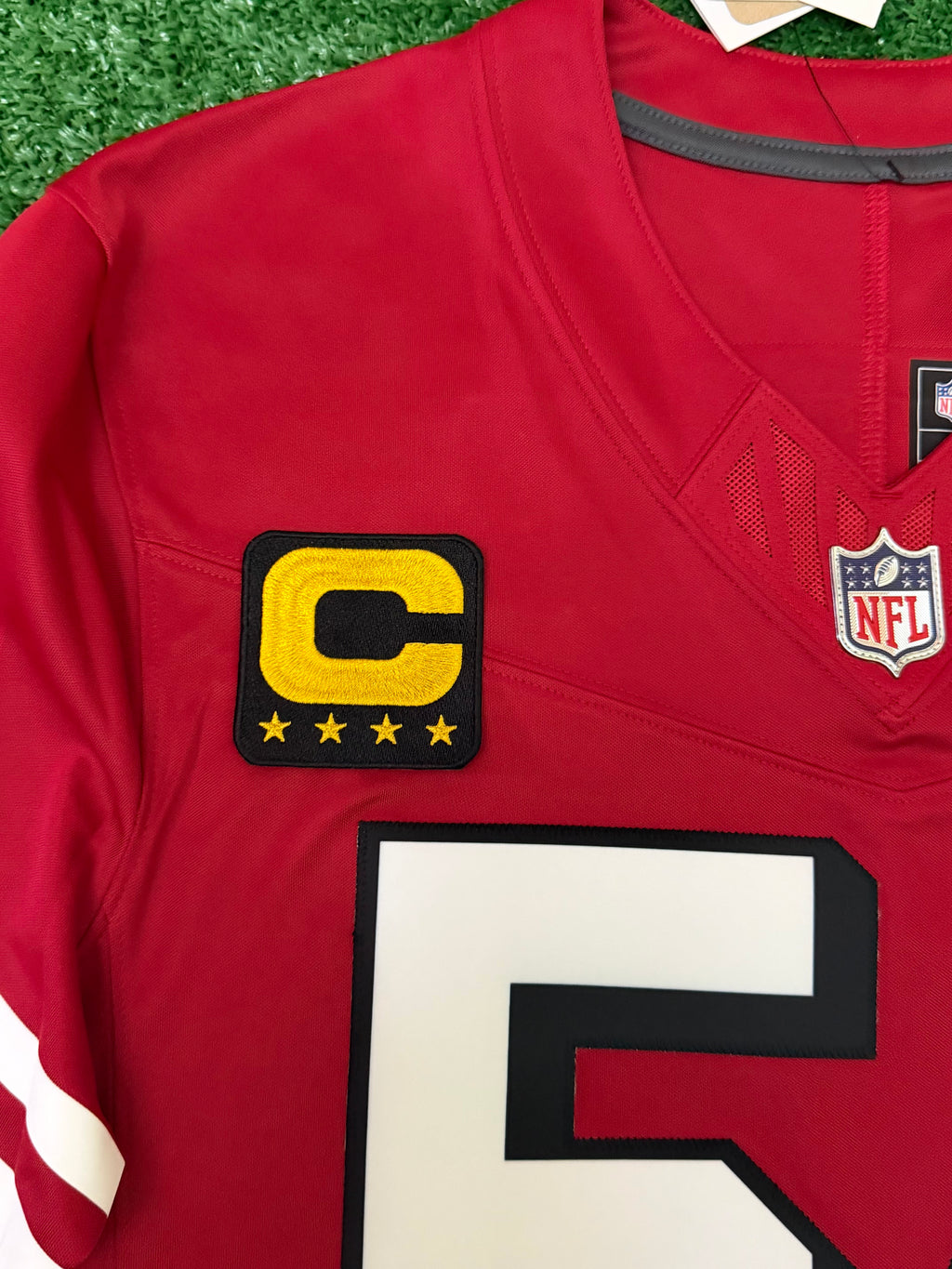 Fred Warner San Francisco 49ers Jersey #54 Nike Vapor Fuse Limited Stitched Red Size (Medium) NFL