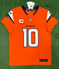 Bo Nix Denver Broncos Jersey #10 Nike Vapor Fuse Elite Orange Size 40 (M) NFL