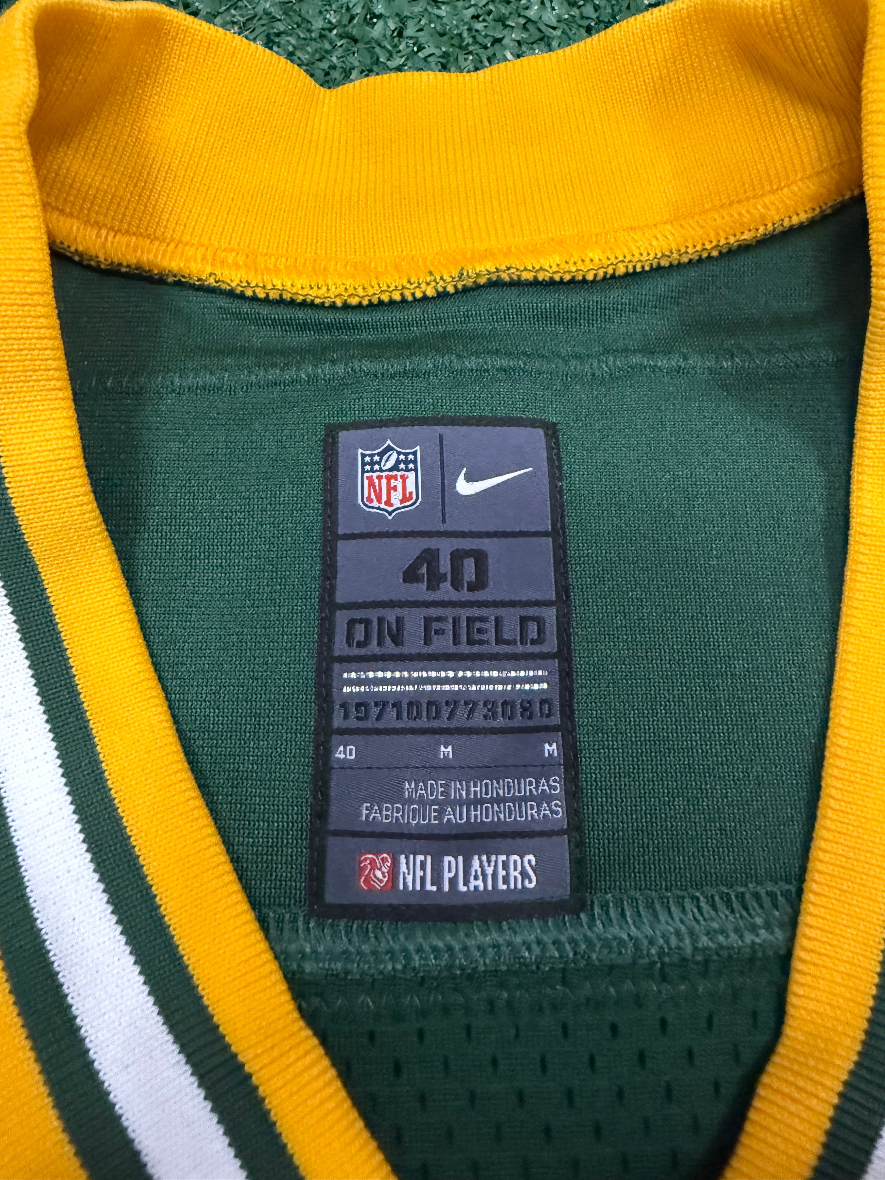 Aaron Rodgers Green Bay Packers Jersey #12 Nike Vapor Elite Green Size 40 (Medium) NFL