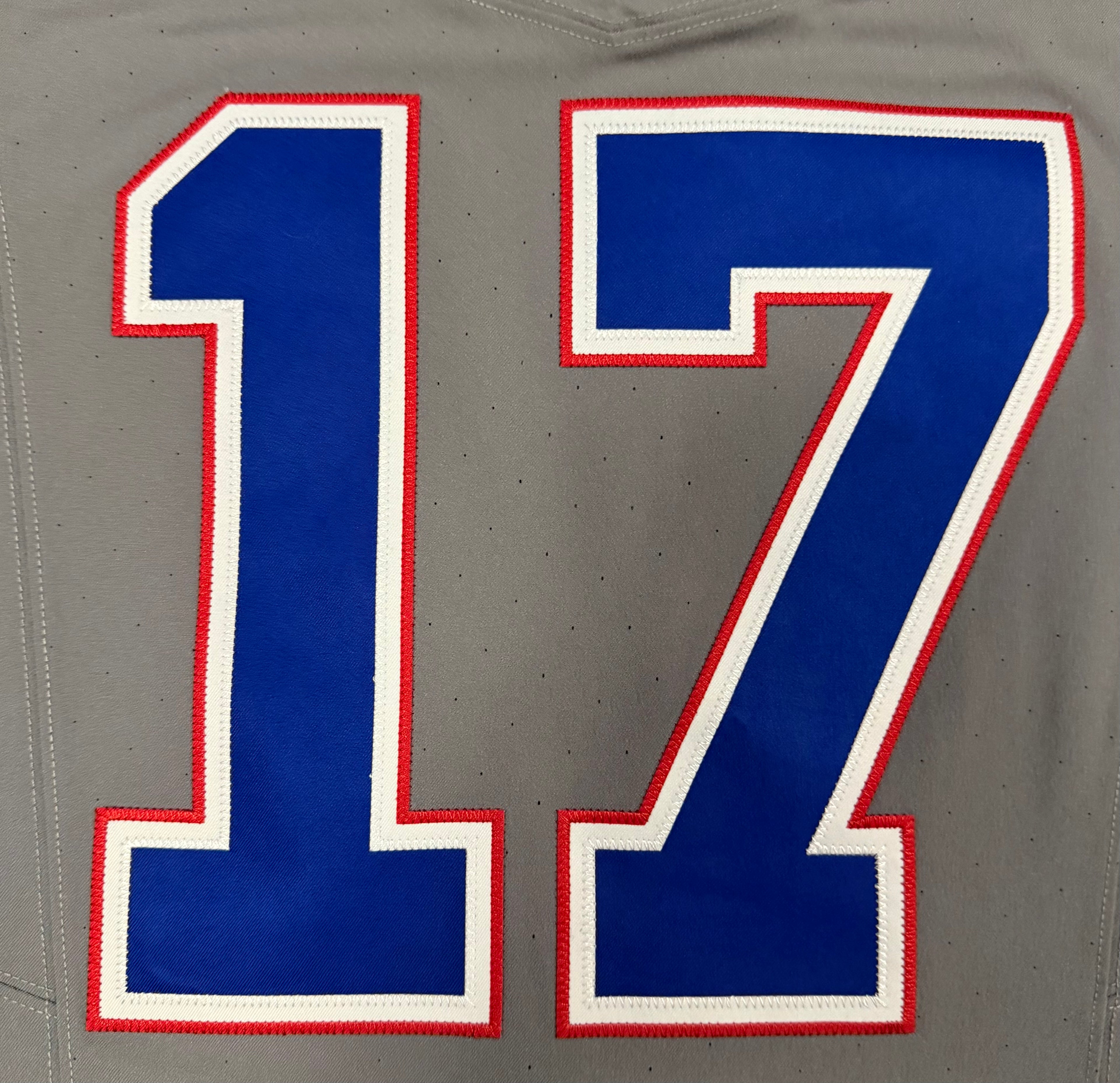 Josh Allen Buffalo Bills Jersey #17 Nike Vapor Fuse Elite Gray Size 40 (M) NFL