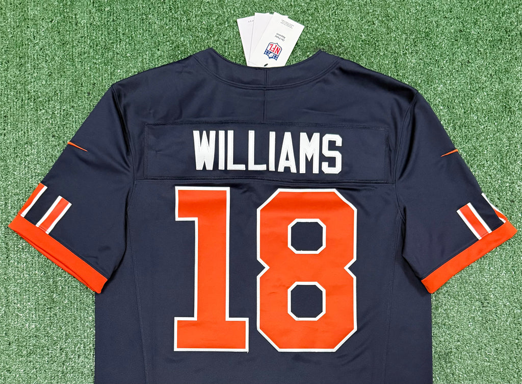 Caleb Williams Chicago Bears Jersey #18 Nike FUSE Rivalry Navy Size (Medium) NFL