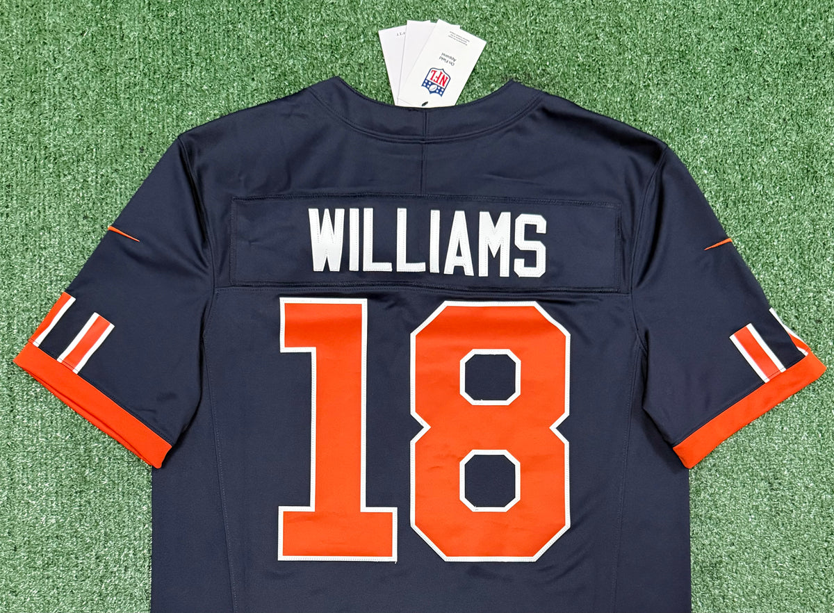 Caleb Williams Chicago Bears Jersey #18 Nike FUSE Rivalry Navy Size (Medium) NFL