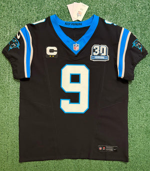 Bryce Young Carolina Panthers Jersey #9 Nike Vapor FUSE Elite Black Size 44 (Large) NFL