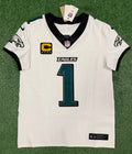 Jalen Hurts Philadelphia Eagles Jersey #1 Nike Vapor FUSE Elite White Size 40 (Medium) NFL