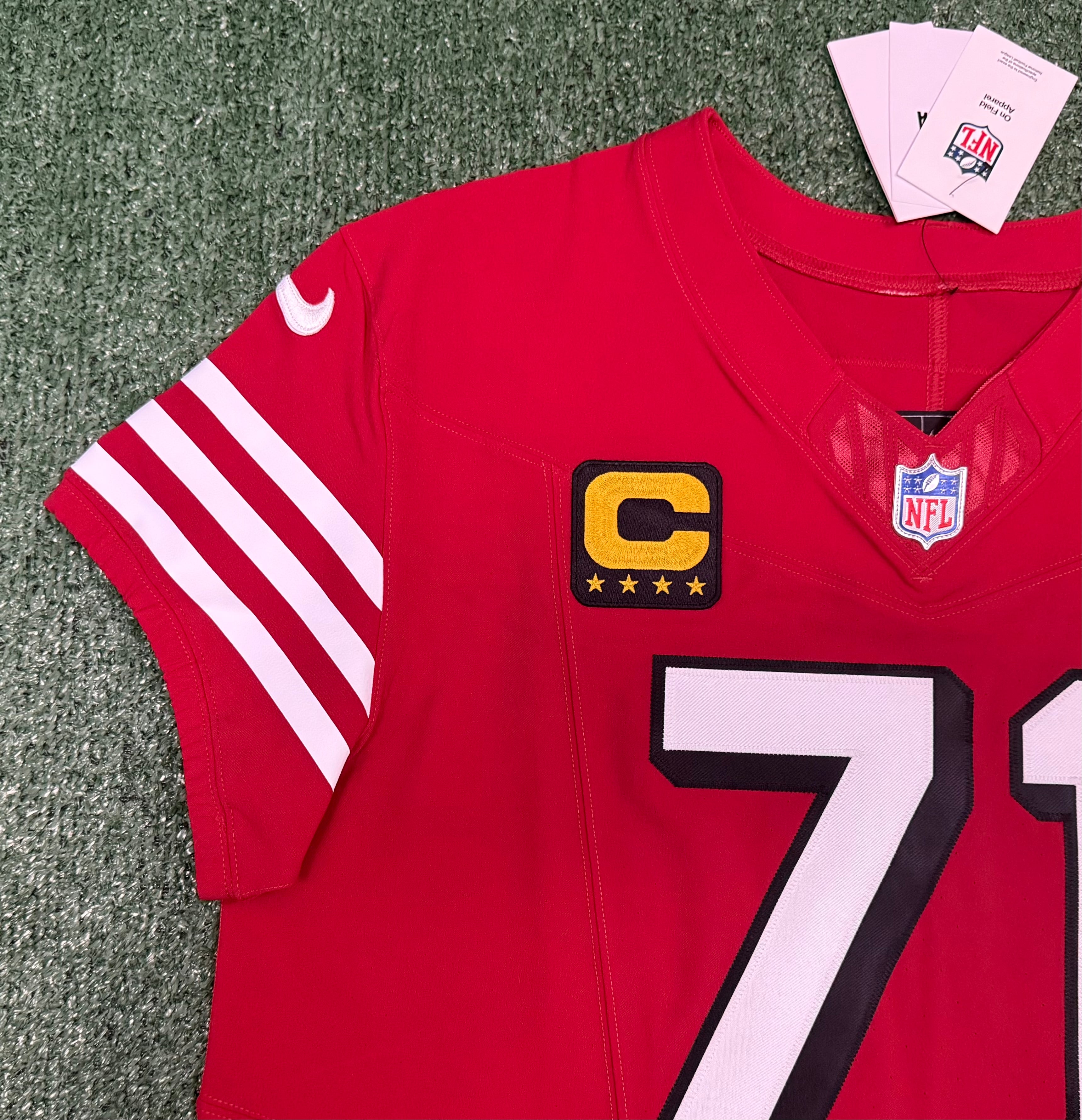 Trent Williams San Francisco 49ers Jersey #71 Nike Vapor FUSE Elite Red Size 48 (XL) NFL