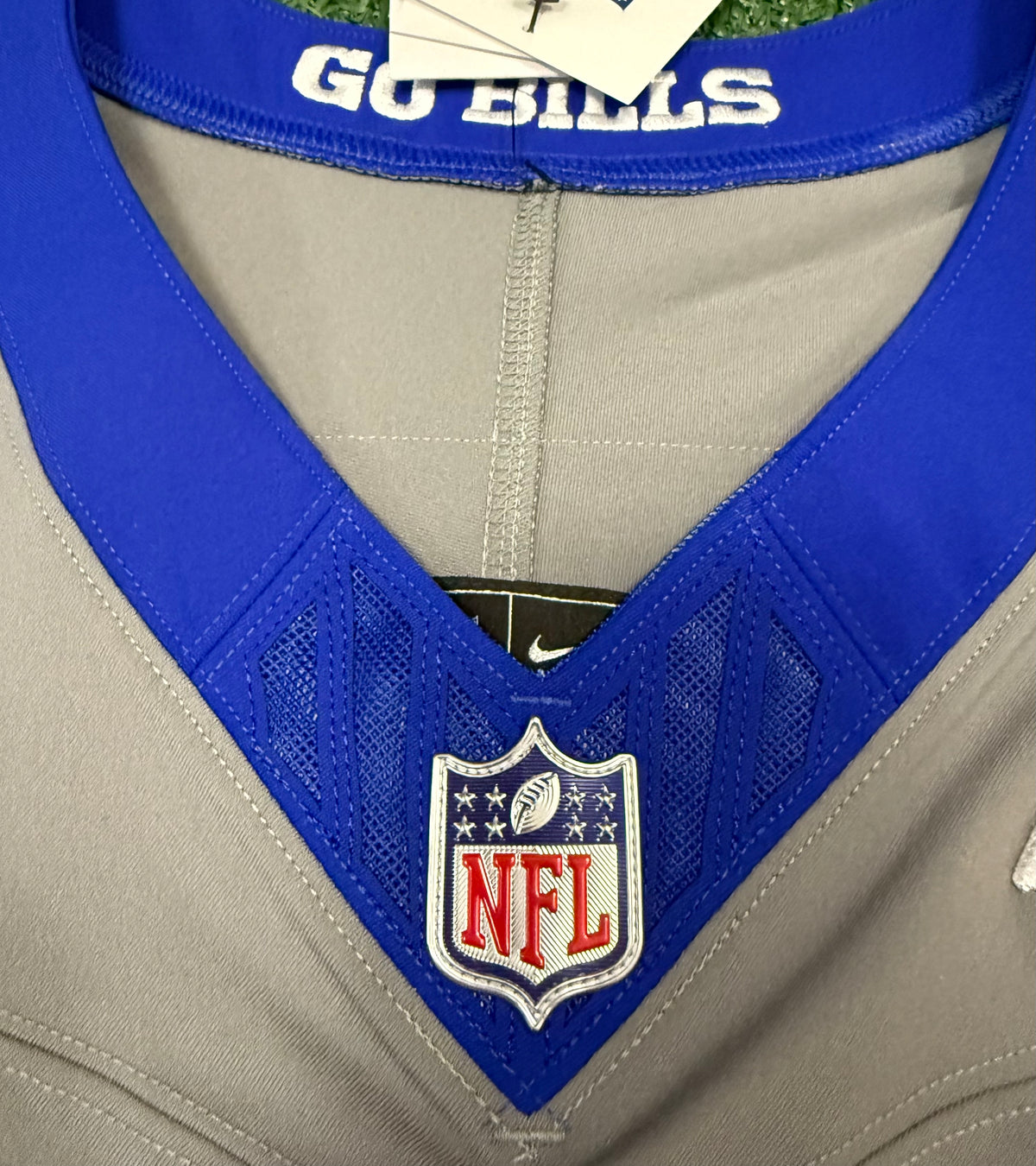 Josh Allen Buffalo Bills Jersey #17 Nike Vapor Fuse Elite Gray Size 48 (XL) NFL