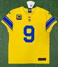 Matthew Stafford Los Angeles Rams Jersey #9 Nike Vapor FUSE Elite Yellow Size 40 (Medium) NFL