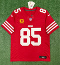 George Kittle San Francisco 49ers Jersey #85 Nike Vapor Fuse Limited Stitched Red Size (Medium) NFL