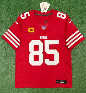 George Kittle San Francisco 49ers Jersey #85 Nike Vapor Fuse Limited Stitched Red Size (Medium) NFL
