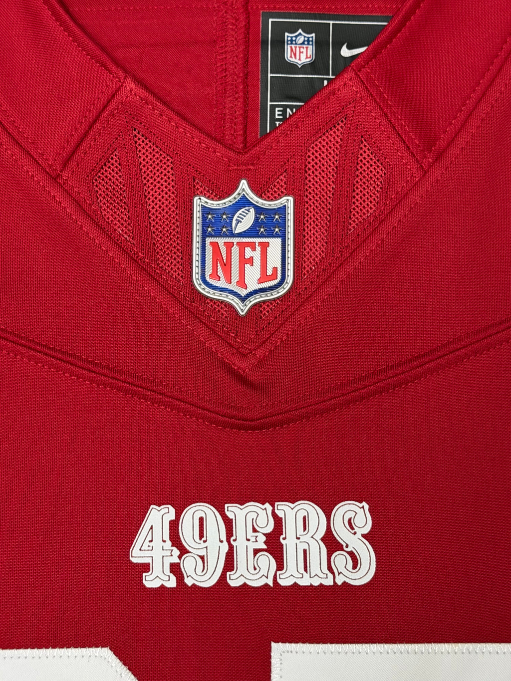 George Kittle San Francisco 49ers Jersey #85 Nike Vapor Fuse Limited Stitched Red Size (Large) NFL