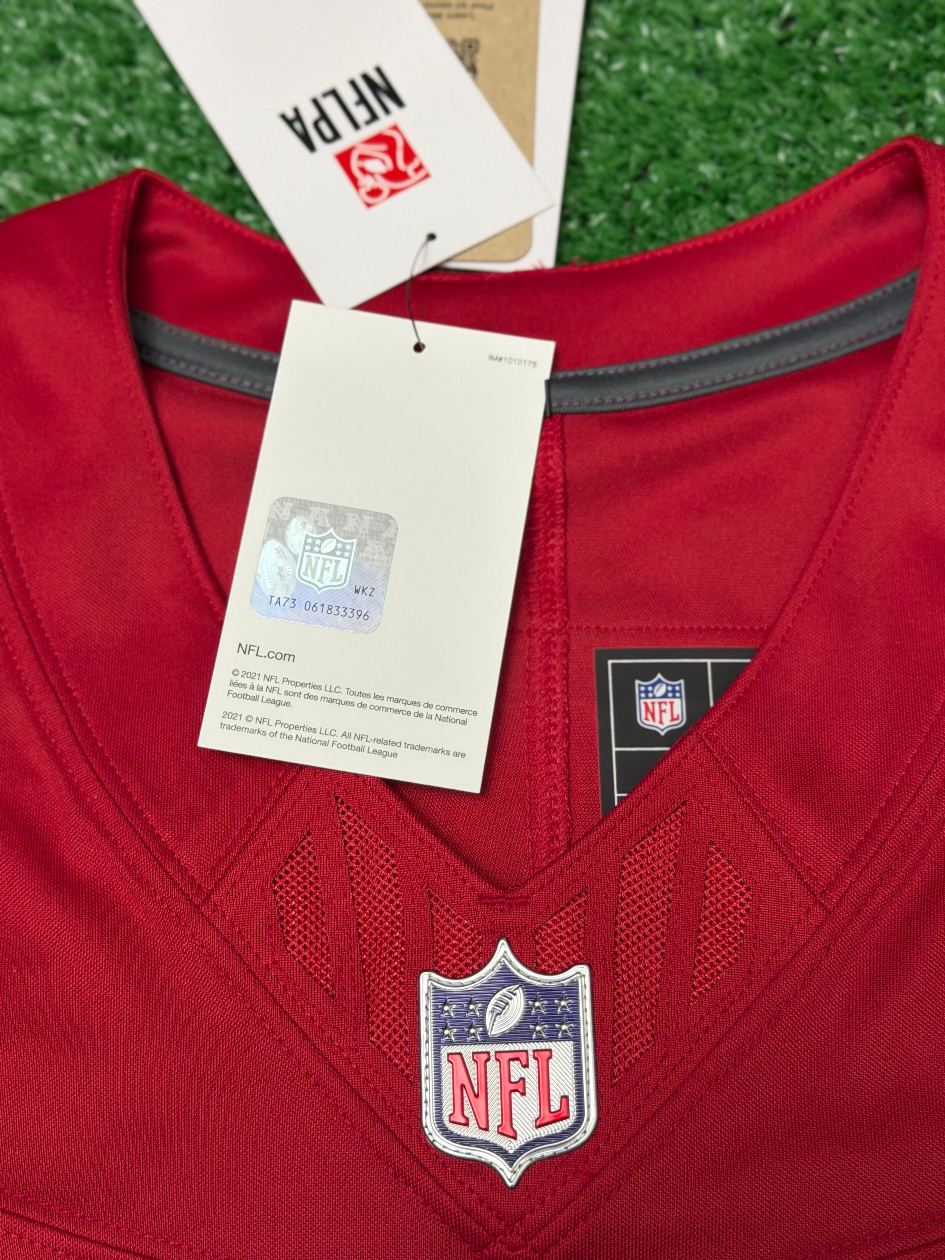 Christian McCaffrey San Francisco 49ers Jersey #23 Nike Vapor Fuse Limited Stitched Red Size (Large) NFL