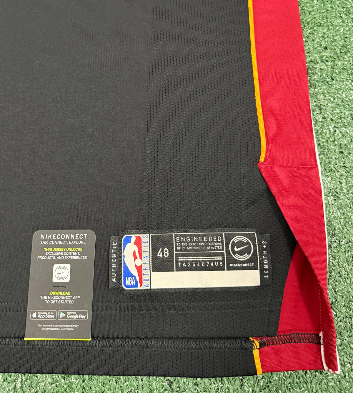 Bam Adebayo Miami Heat Bubble Jersey #13 Nike Vaporknit Authentic Black Size 48 (Large) NBA