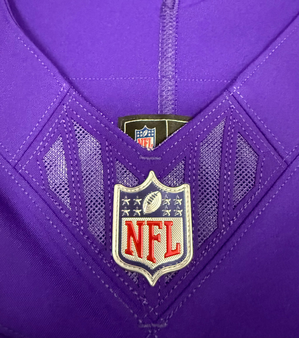 Justin Jefferson Minnesota Vikings Jersey #18 Nike Vapor FUSE Elite Purple Size 48 (XL) NFL