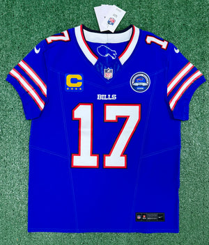 Josh Allen Buffalo Bills Jersey #17 Nike Vapor Fuse Elite Blue Size 40 (M) NFL