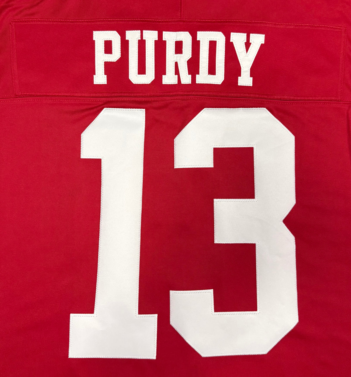 Brock Purdy San Francisco 49ers Jersey #13 Nike Vapor Fuse Limited Stitched Red Size (XL) NFL