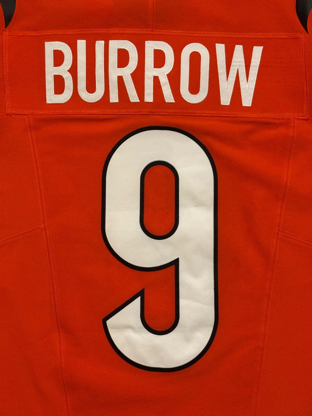 Joe Burrow Cincinnati Bengals Jersey #9 Nike Vapor FUSE Elite Orange Size 40 (Medium) NFL