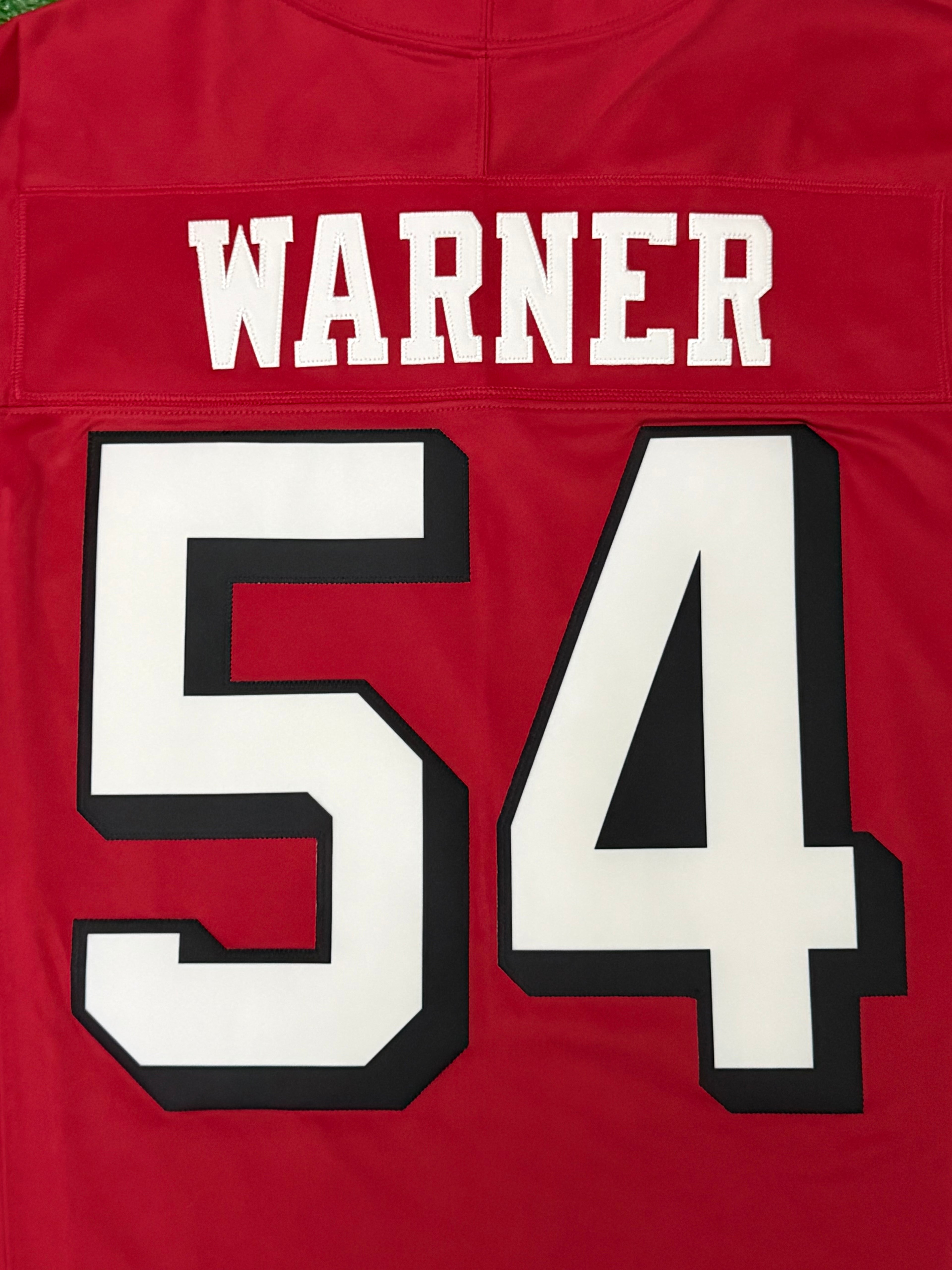 Fred Warner San Francisco 49ers Jersey #54 Nike Vapor Fuse Limited Stitched Red Size (Medium) NFL