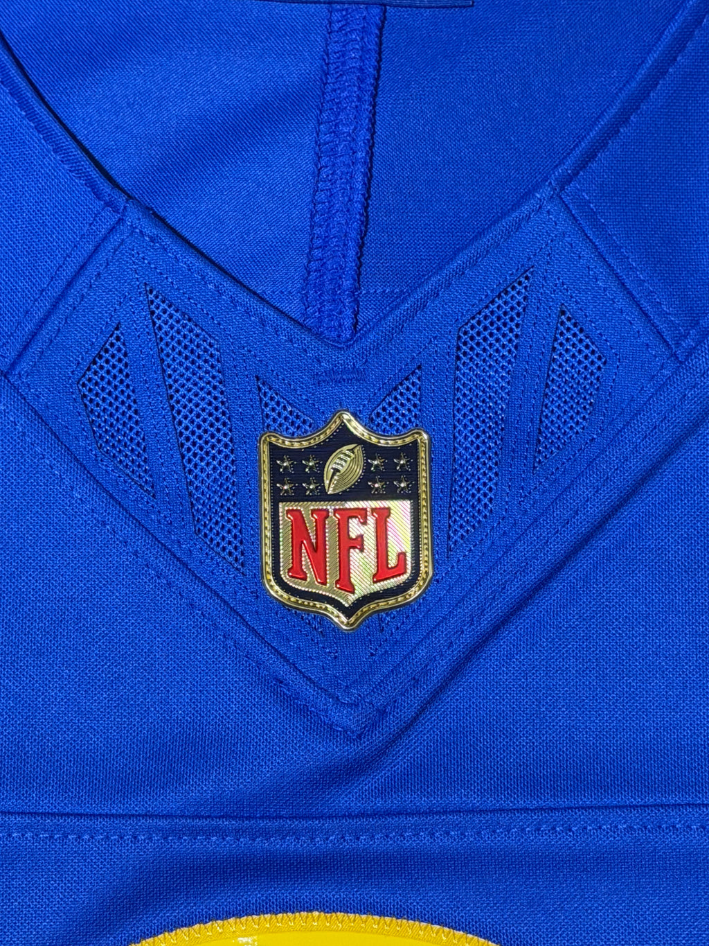Matthew Stafford Los Angeles Rams Jersey #9 Nike Vapor Fuse Limited Stitched Blue Size (Medium) NFL