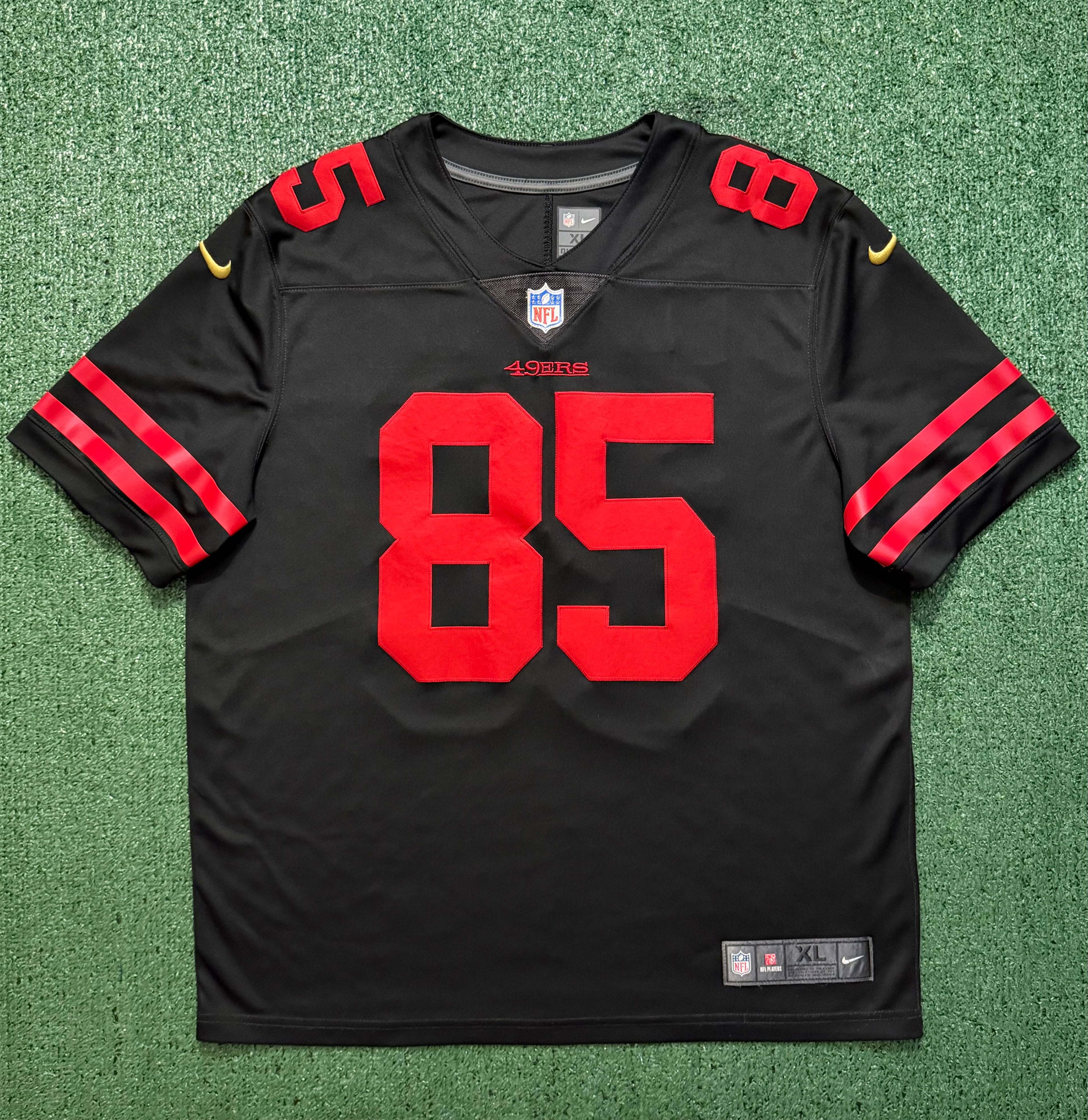 George Kittle San Francisco 49ers
Jersey #85 Nike Vapor Limited Black Size (XL) NFL