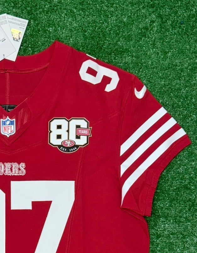 Nick Bosa San Francisco 49ers Jersey #97 Nike Vapor FUSE Elite Red Size 48 (XL) NFL
