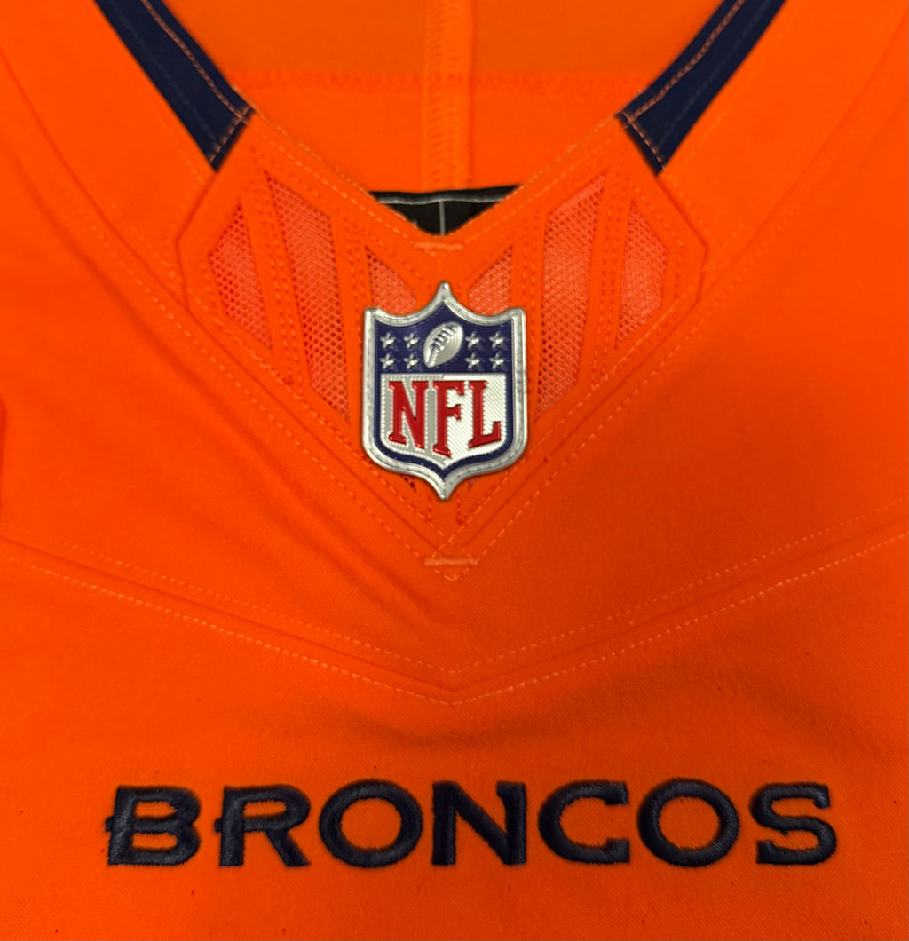 Pat Surtain II Denver Broncos Jersey #2 Nike Vapor Fuse Elite Orange Size 44 (L) NFL