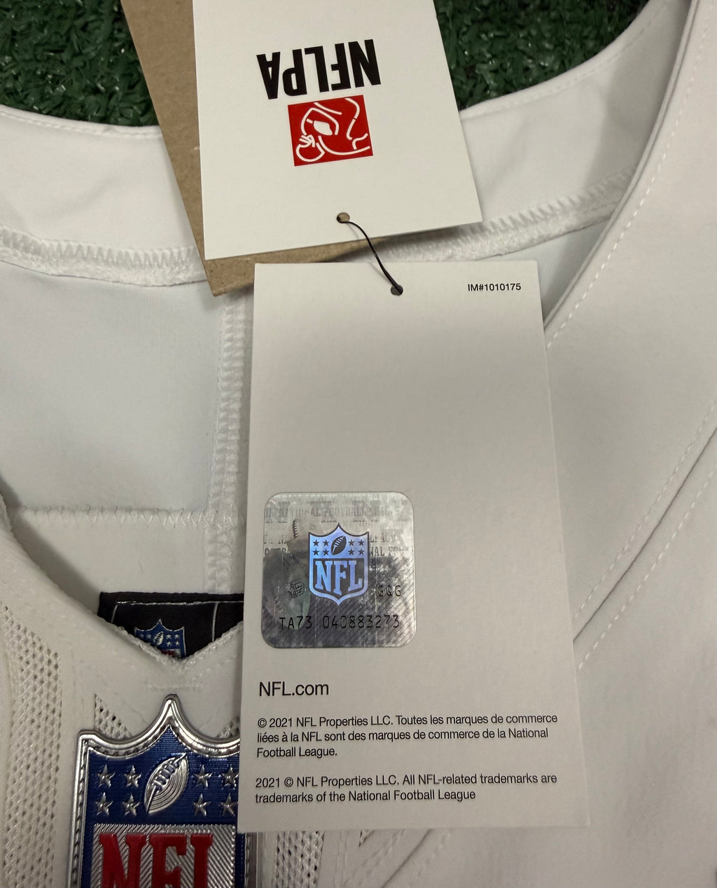 Mike Evans San Francisco 49ers Jersey #5 Nike Vapor FUSE Elite White Size 44 (Large) NFL