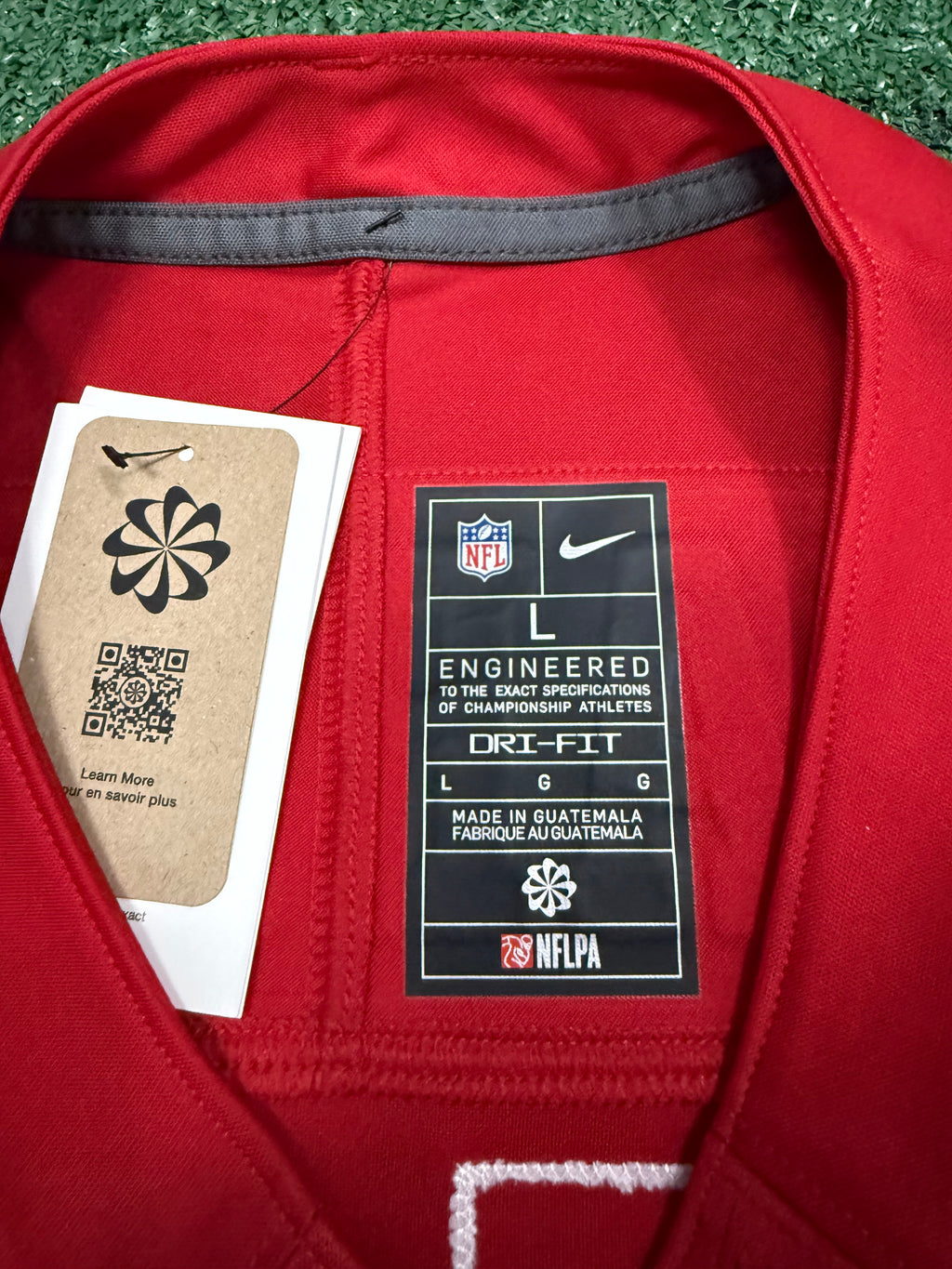 Fred Warner San Francisco 49ers Jersey #54 Nike Vapor Fuse Limited Stitched Red Size (Large) NFL