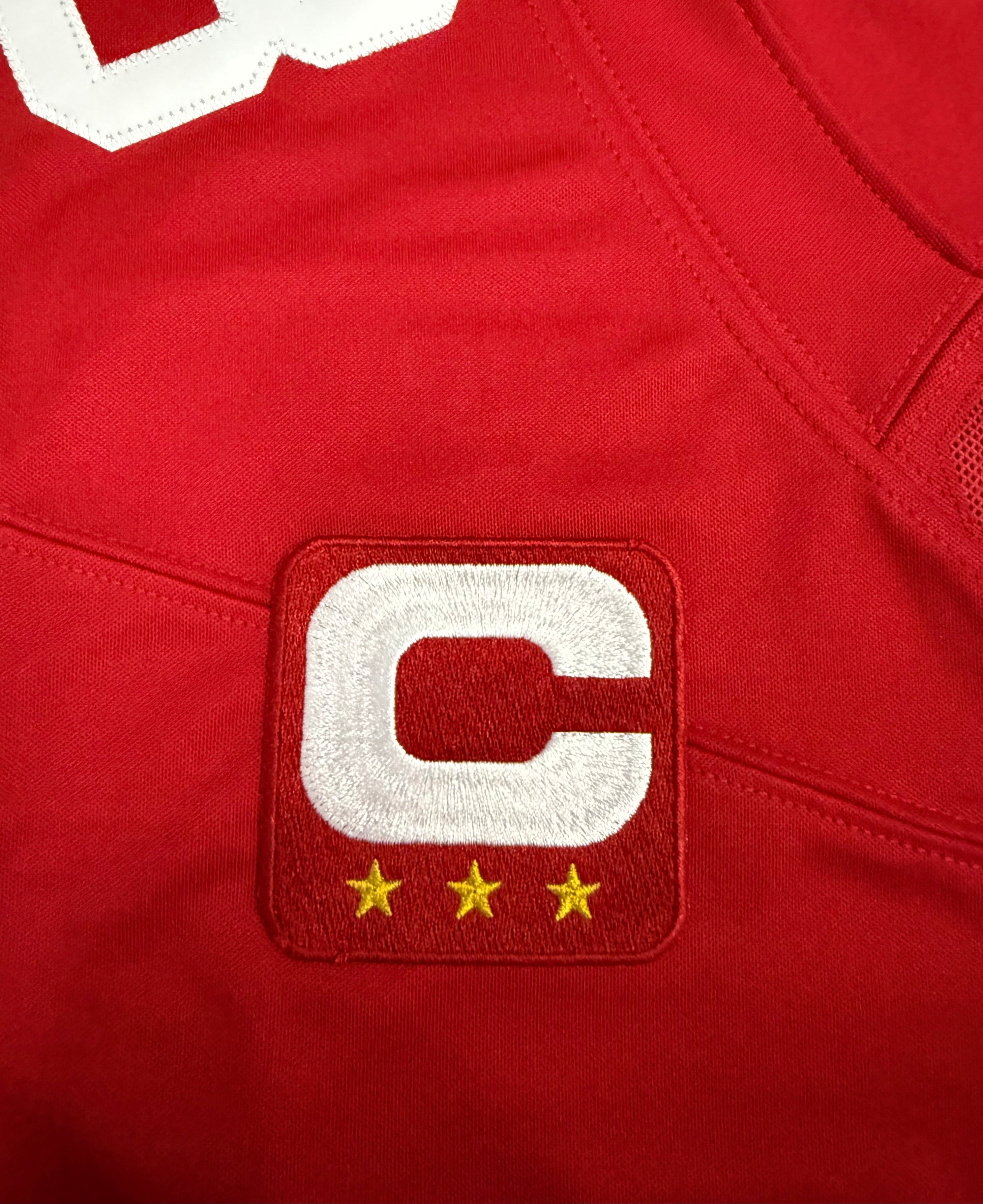 Christian McCaffrey San Francisco 49ers Jersey #23 Nike Vapor Fuse Limited Stitched Red Size (Large) NFL