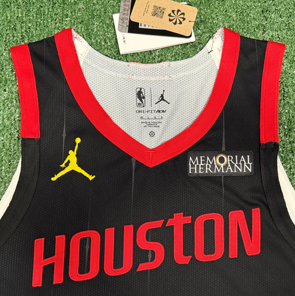 Kevin Durant Houston Rockets Jersey #7 Nike ADV Authentic Black Size 48 (Large) NBA