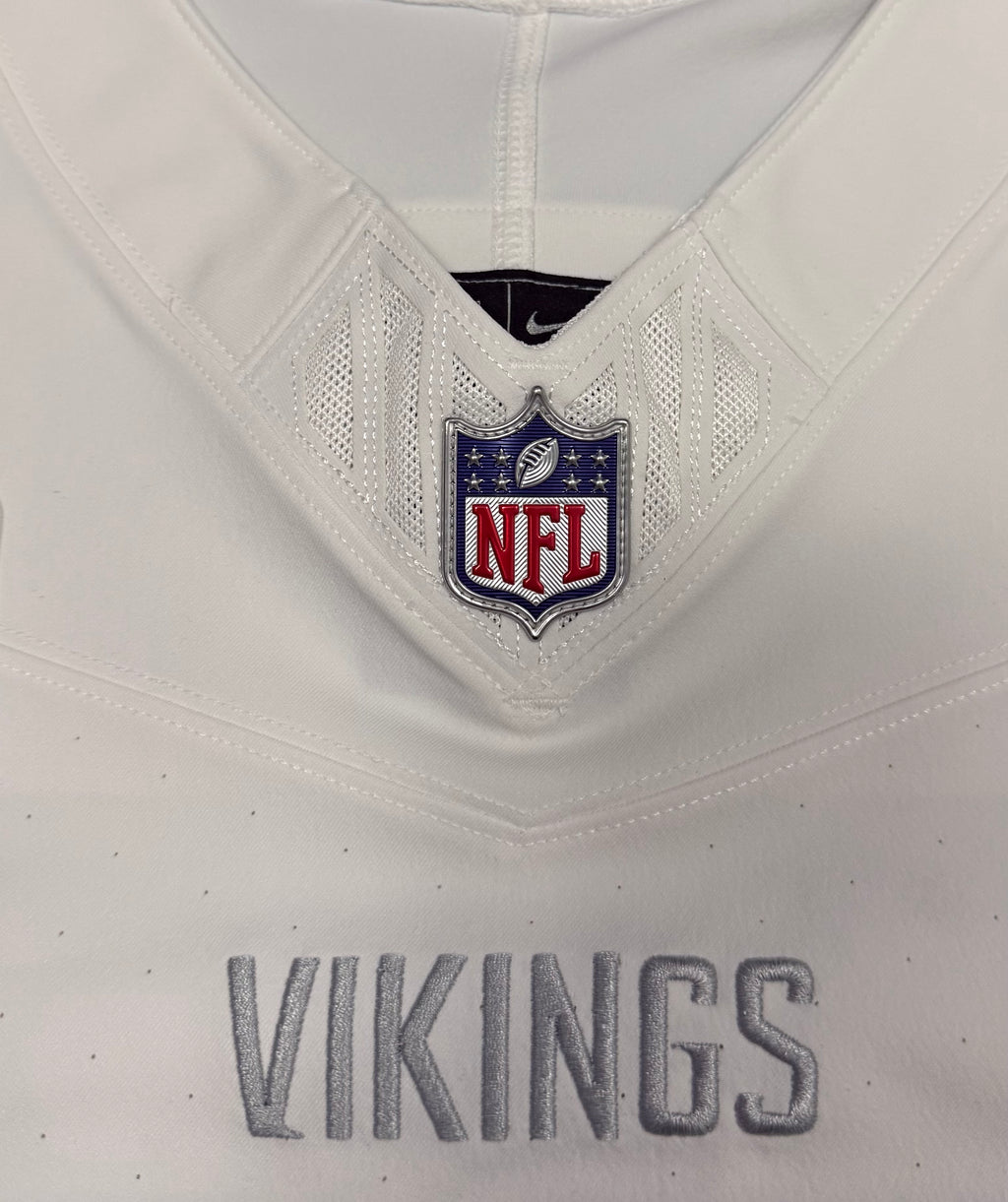 Justin Jefferson Minnesota Vikings Jersey #18 Nike Vapor FUSE Elite White Size 40 (Medium) NFL
