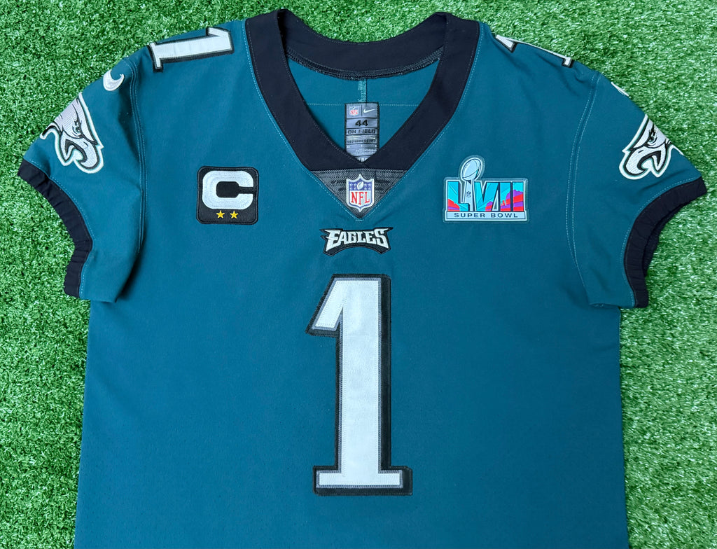 Jalen Hurts Philadelphia Eagles Jersey #1 Nike Vapor Elite Green size 44 (Large) NFL