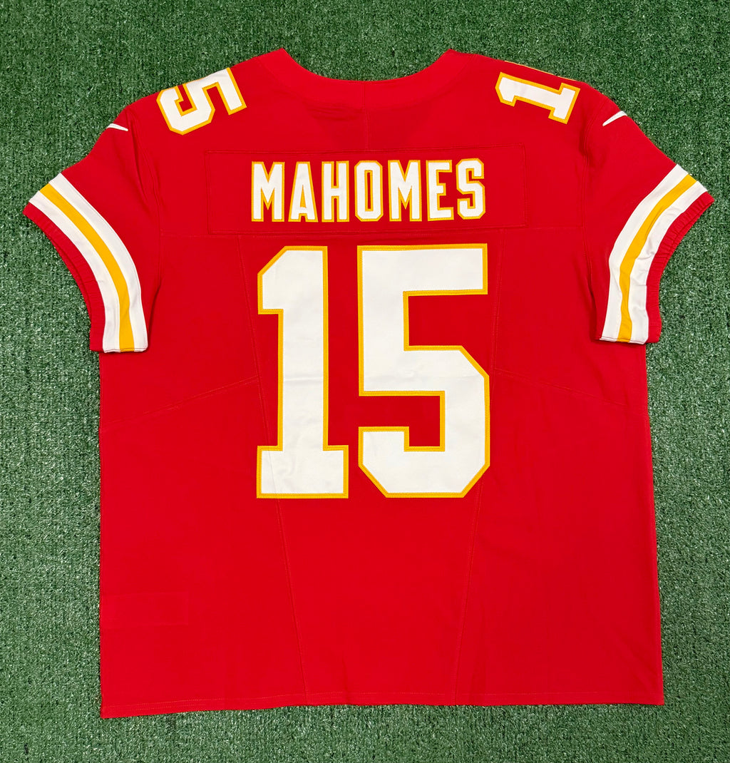 Patrick Mahomes Kansas City Chiefs Jersey #15 Nike Vapor FUSE Elite Red Size 52 (XXL) NFL