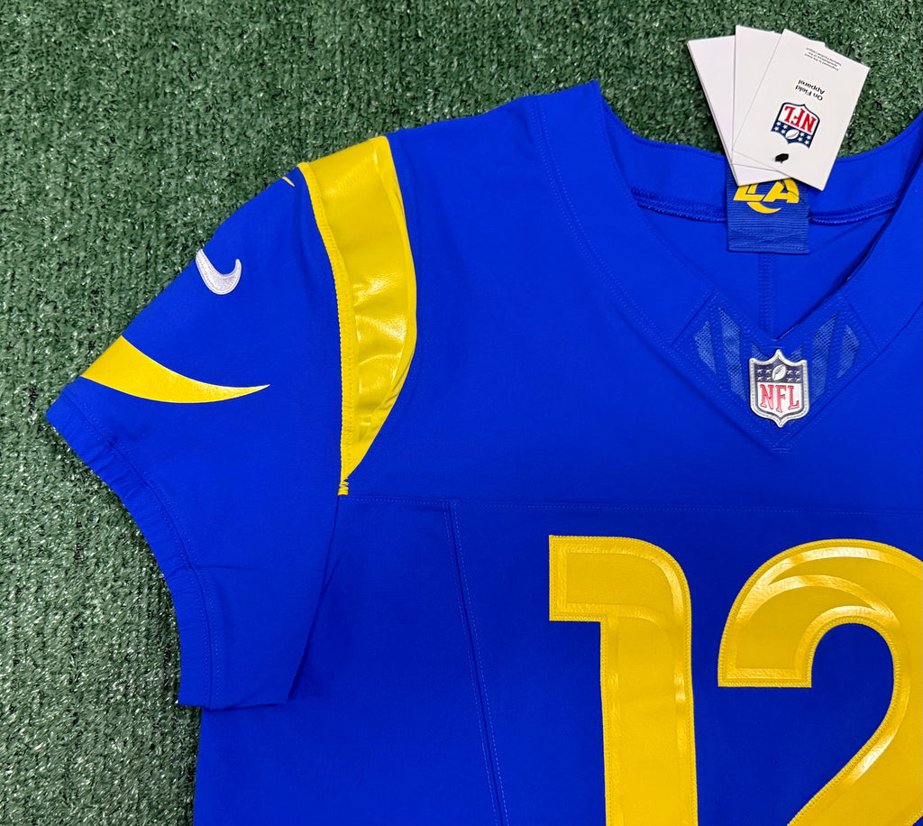 Puka Nacua Los Angeles Rams
Jersey #12 Nike Vapor FUSE Elite blue Size 44 (Large) NFL