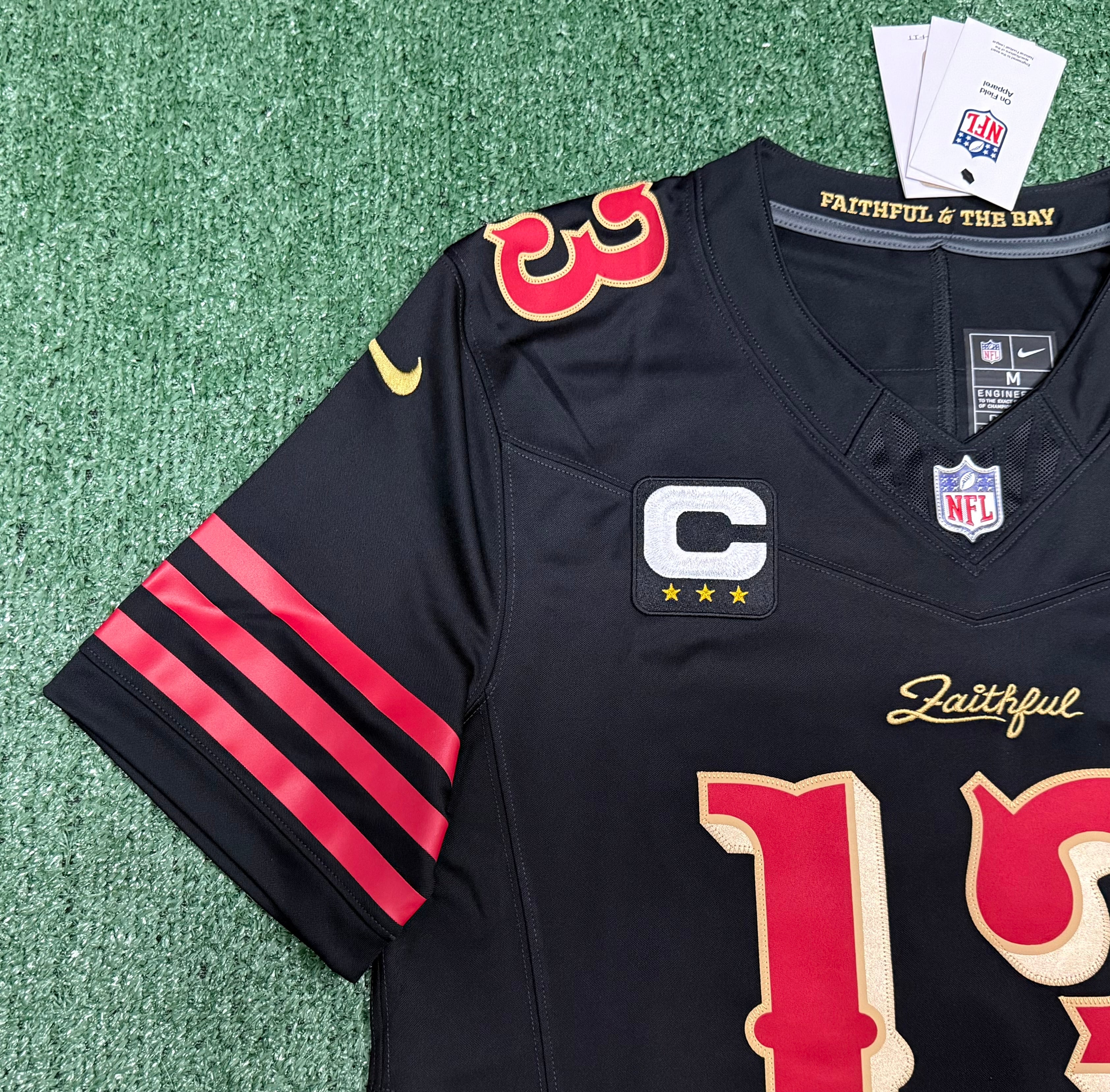 Brock Purdy San Francisco 49ers Jersey #13 Nike Vapor Fuse Limited Rivalry Black Size (Medium) NFL