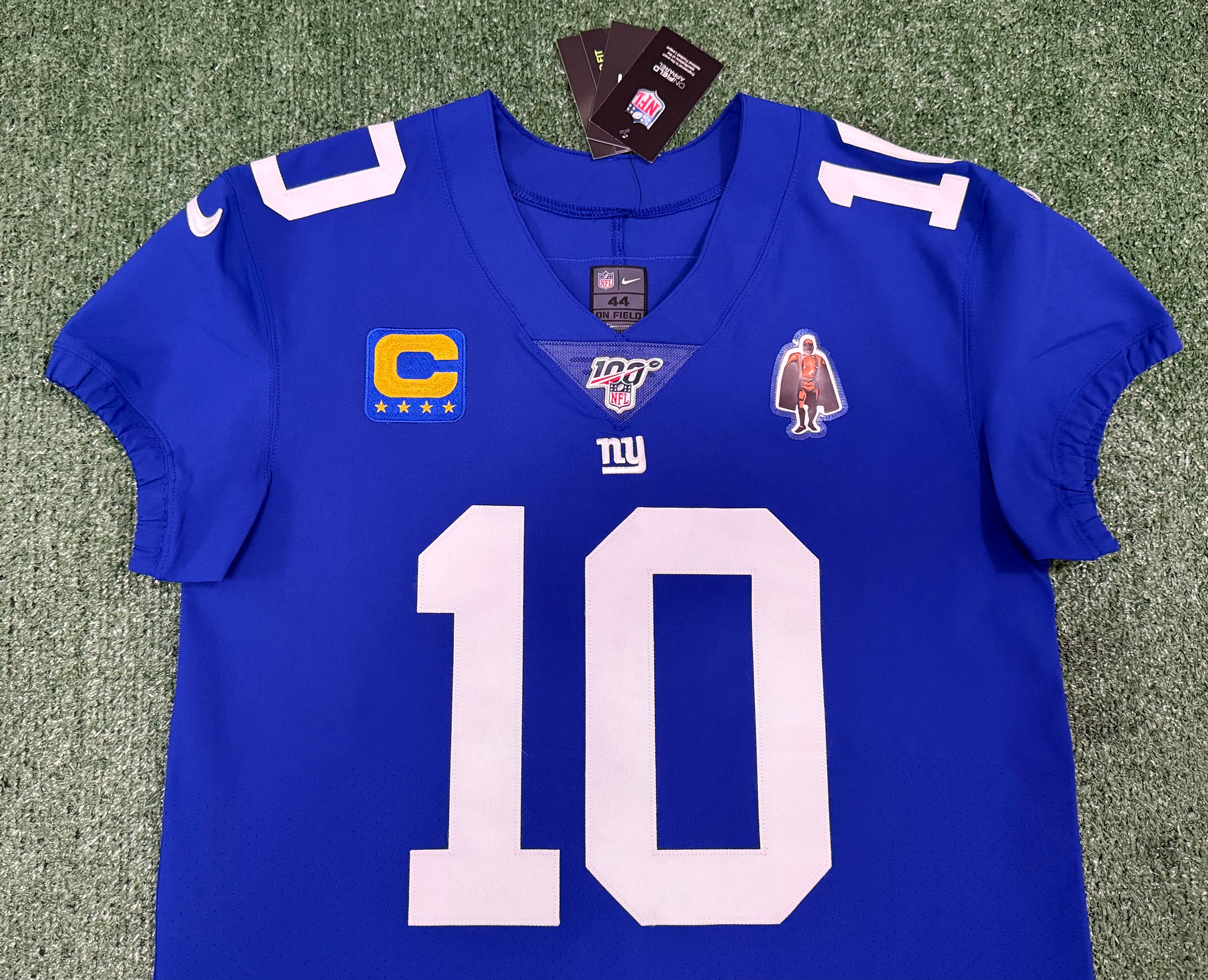 Eli Manning New York Giants Jersey #10 Nike Vapor Elite Blue Size 44 (Large) NFL