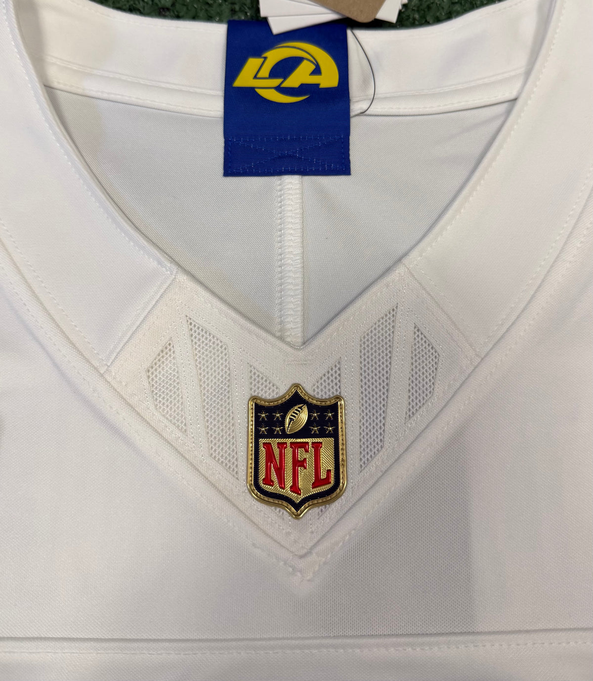 Matthew Stafford Los Angeles Rams Jersey #9 Nike Vapor Fuse Limited Stitched White Size (XL) NFL