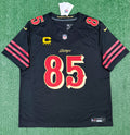 George Kittle San Francisco 49ers Jersey #85 Nike Vapor Fuse Limited Rivalry Black Size (XL) NFL