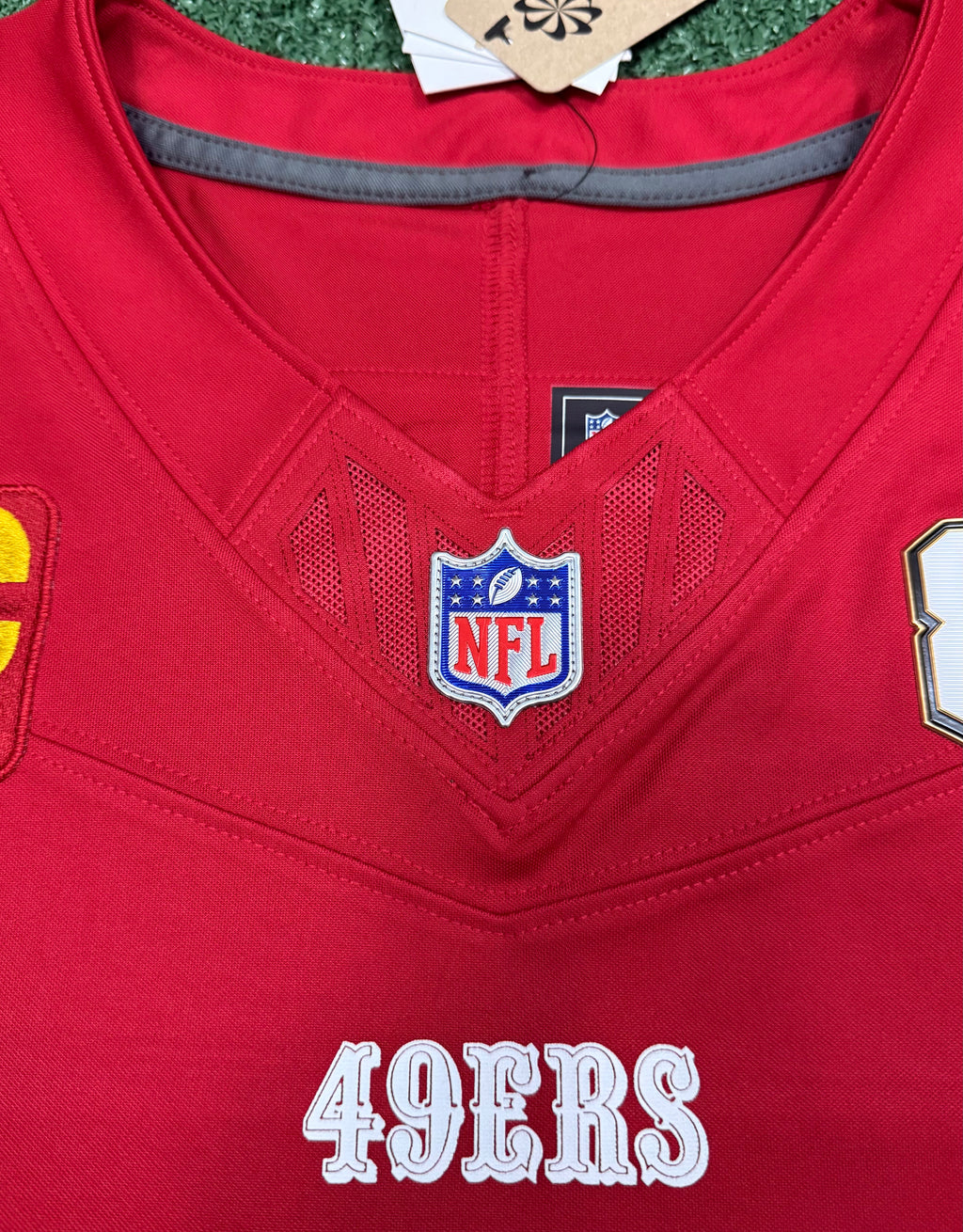 Fred Warner San Francisco 49ers Jersey #54 Nike Vapor Fuse Limited Stitched Red Size (Large) NFL