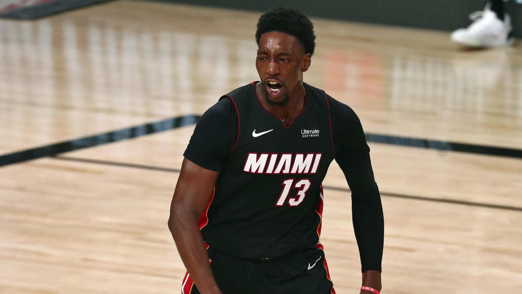 Bam Adebayo Miami Heat Bubble Jersey #13 Nike Vaporknit Authentic Black Size 48 (Large) NBA