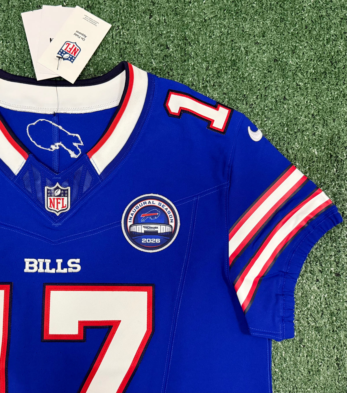 Josh Allen Buffalo Bills Jersey #17 Nike Vapor Fuse Elite Blue Size 40 (M) NFL