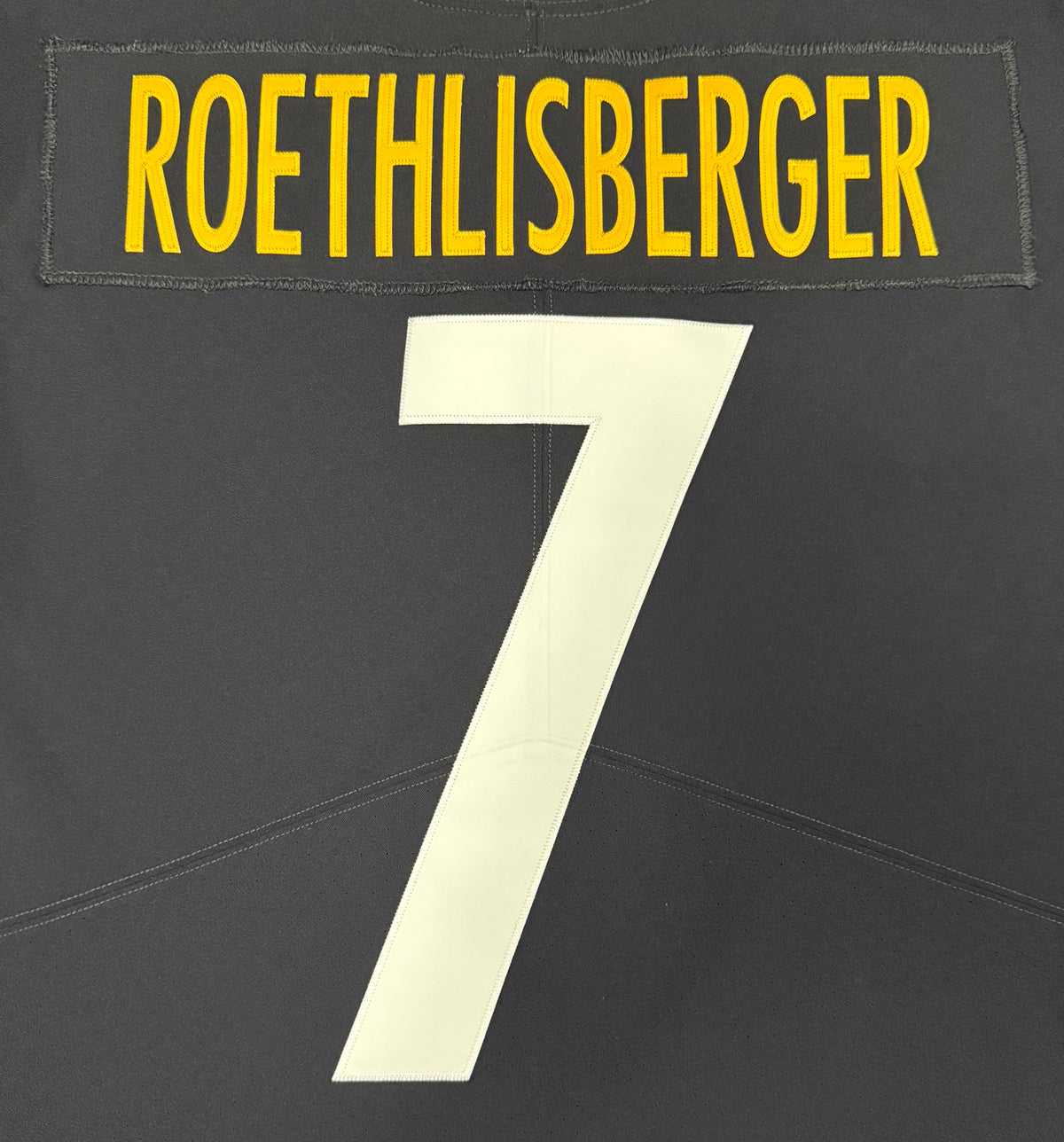 Ben Roethlisberger Pittsburgh Steelers Jersey #7 Nike Vapor Elite Black Size 44 (Large) NFL