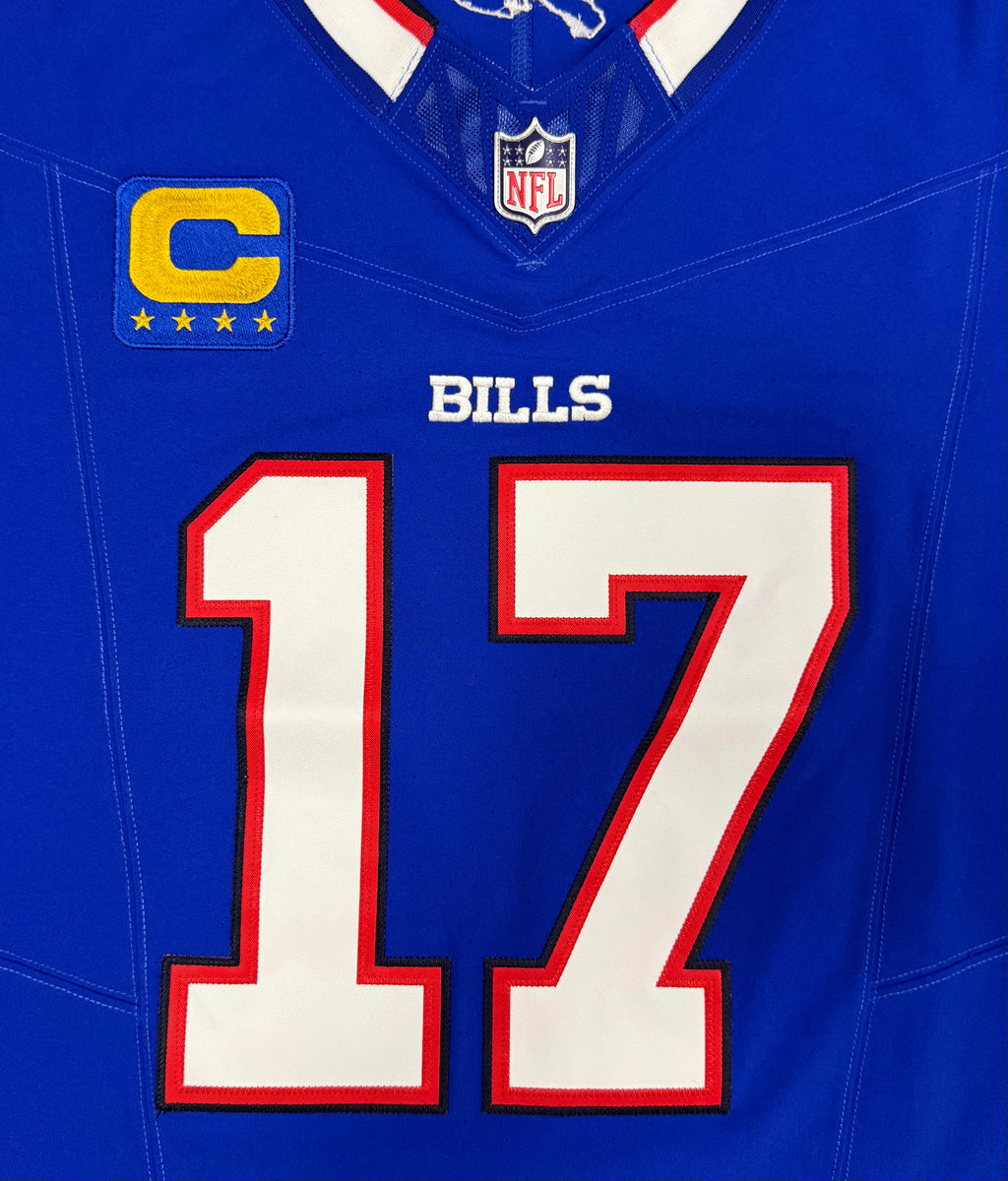 Josh Allen Buffalo Bills Jersey #17 Nike Vapor Fuse Elite Blue Size 40 (M) NFL