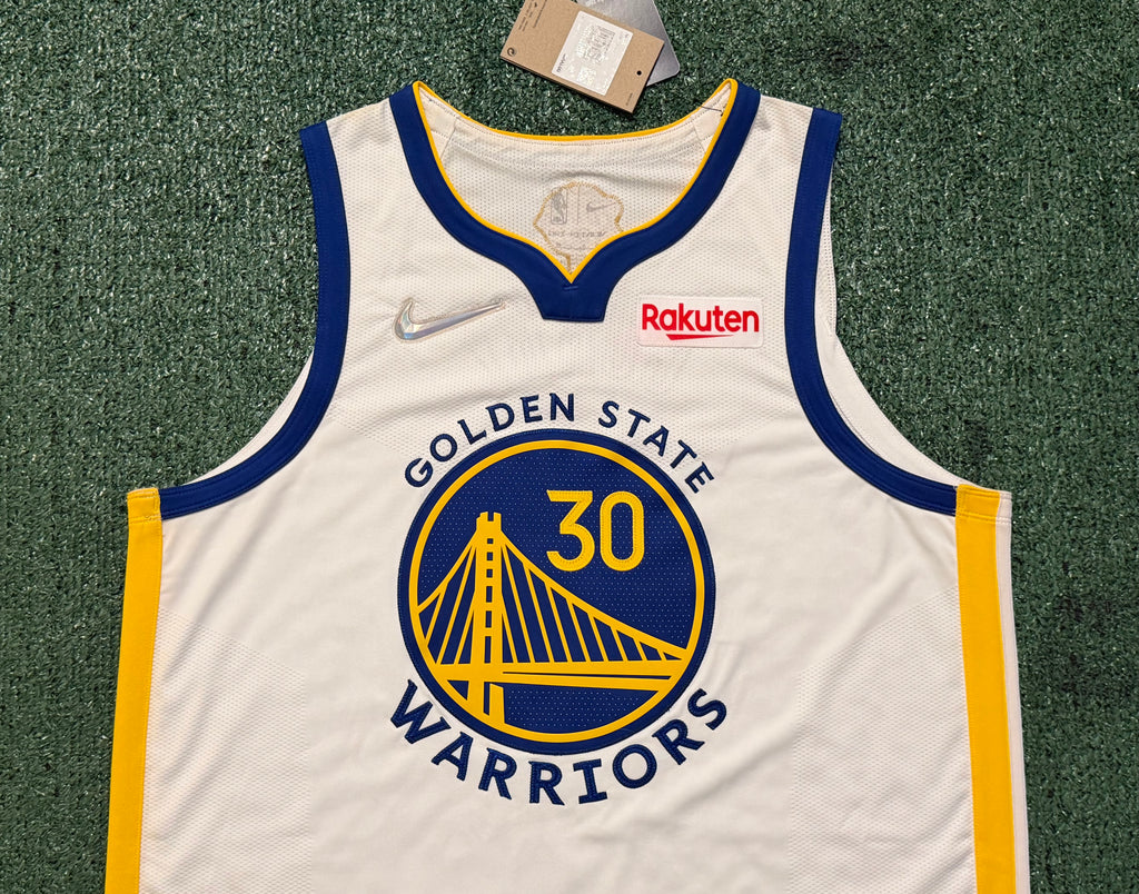 Steph Curry Golden State Warriors Jersey #30 Nike ADV Authentic White Size 48 (L) NBA