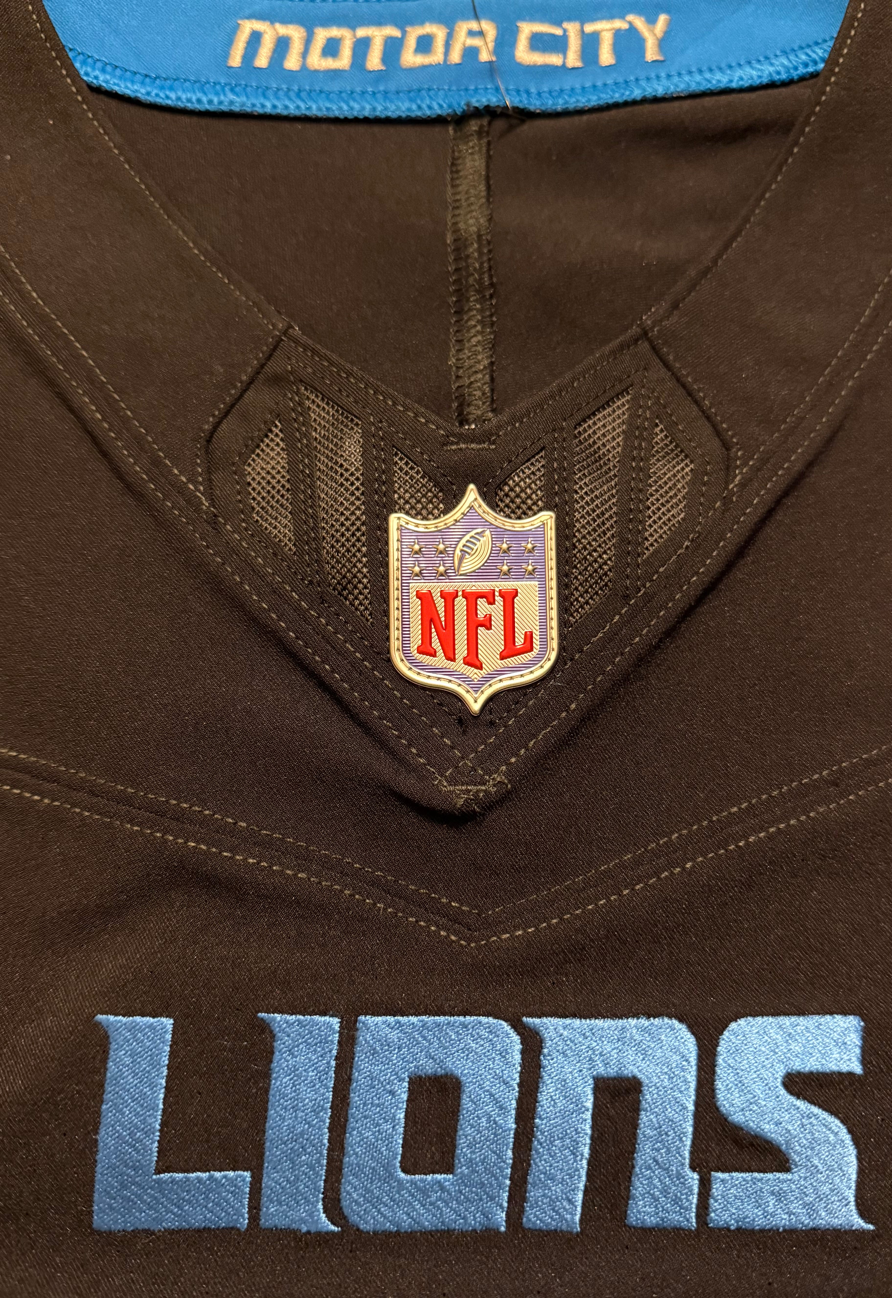 Jared Goff Detroit Lions Jersey #16  Nike Vapor FUSE Elite Black Size 40 (Medium) NFL