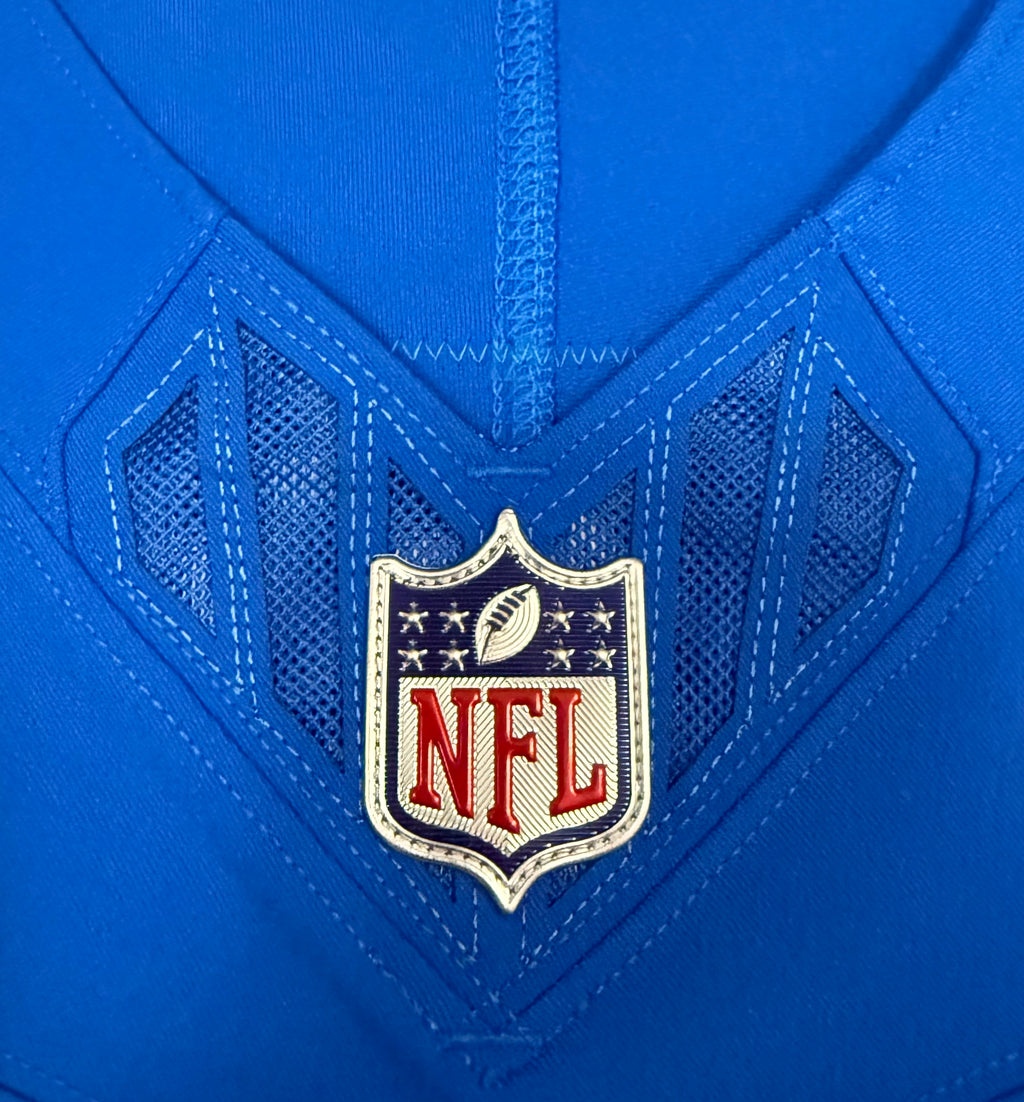 Amon Ra St Brown Detroit Lions Jersey #14 Nike Vapor FUSE Elite Blue Size 44 (Large) NFL