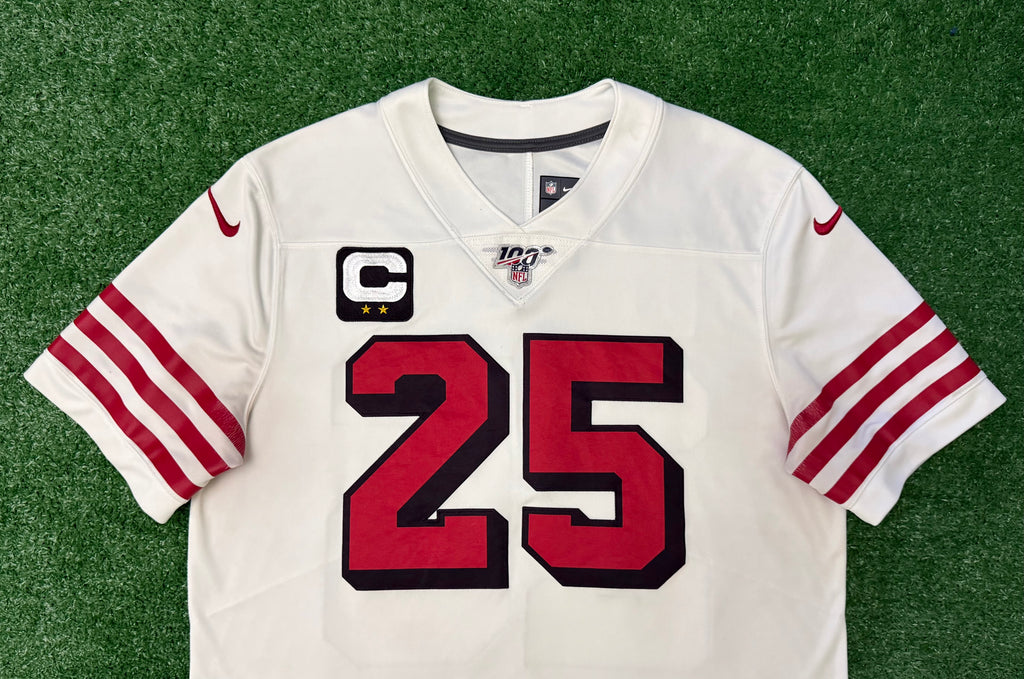 Richard Sherman San Francisco 49ers Jersey #25 Nike Vapor Limited White Size (Large) NFL